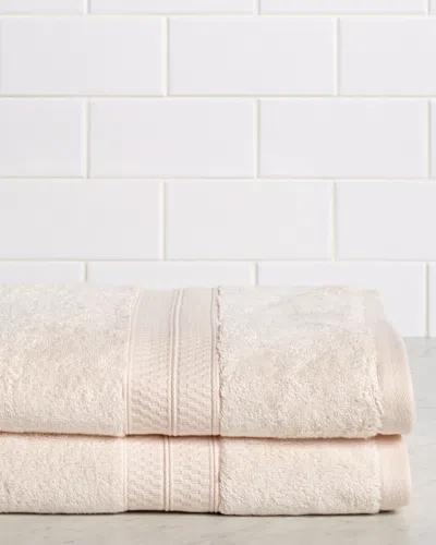 Superior Rayon From Bamboo Blend Solid 2pc Bath Towel Set