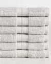 Superior Rayon From Bamboo Blend Solid 6pc Hand Towel Set