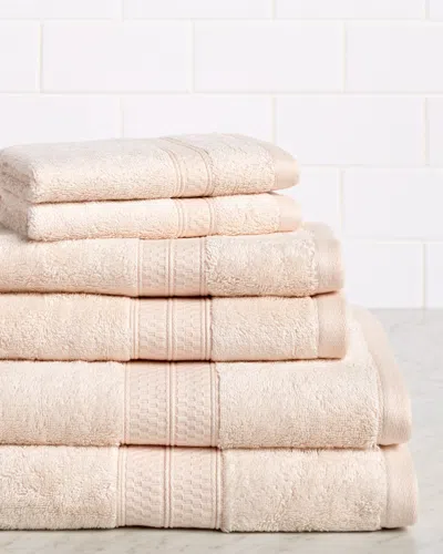 Superior Rayon From Bamboo Blend Solid 6pc Towel Set