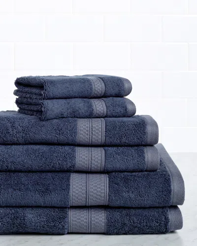 Superior Rayon From Bamboo Blend Solid 6pc Towel Set