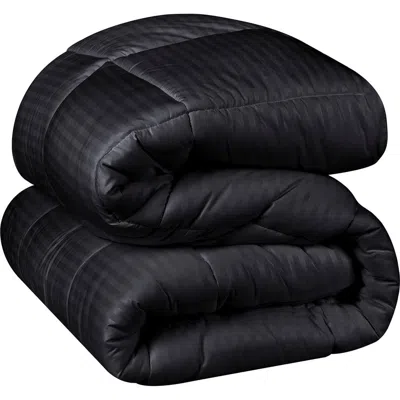 Superior Reversible Down Alternative Comforter In Black