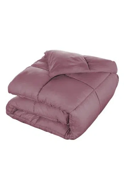 Superior Reversible Down Alternative Comforter In Purple