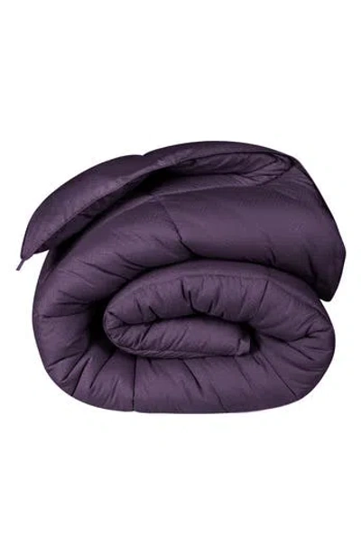 Superior Reversible Down Alternative Comforter In Purple