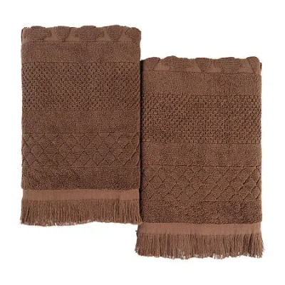 Superior Rolla Collection | 100% Cotton 2-pc. Bath Sheet In Brown