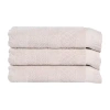 Superior Rolla Collection | 100% Cotton 3-pc. Quick Dry Geometric Bath Towel In Silver
