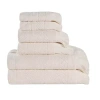 Superior Rolla Collection | 100% Cotton 6-pc. Quick Dry Solid Bath Towel Set In Multi