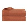 Superior Rolla Collection | 2-pc. Bath Sheet In Orange