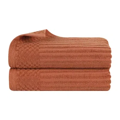 Superior Rolla Collection | 2-pc. Bath Sheet In Orange