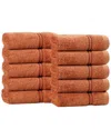 Superior Set Of 10 Heritage Egyptian Cotton Highly Absorbent Solid Ultra Soft  Face Towels