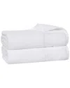 Superior Set Of 2 Belmont Zero Twist Cotton Medium Weight Soft Absorbent Bath  Towels