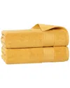 Superior Set Of 2 Belmont Zero Twist Cotton Medium Weight Soft Absorbent Bath  Sheets