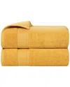 Superior Set Of 2 Belmont Zero Twist Cotton Medium Weight Soft Absorbent Bath  Sheets