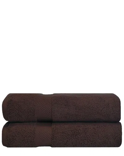 SUPERIOR SUPERIOR SET OF 2 COTTON BATH SHEETS
