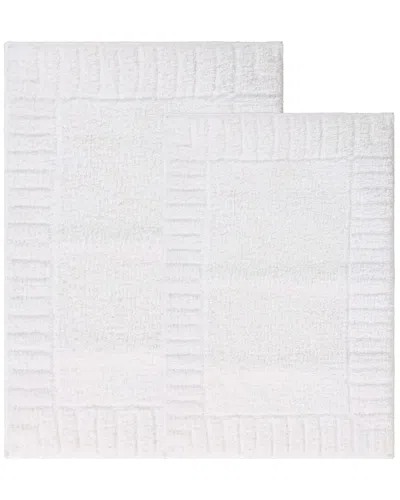 Superior Set Of 2 Inaya Striped Shag Washable Bath Rug