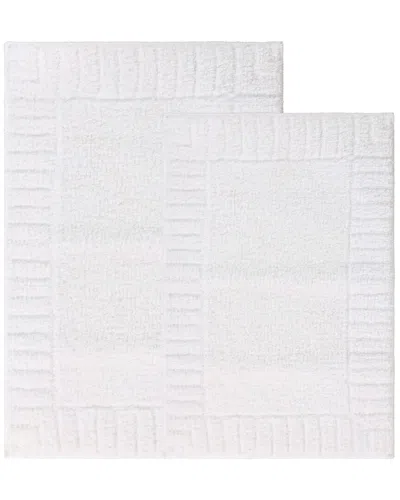 Superior Set Of 2 Inaya Striped Shag Washable Bath Rug