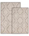 Superior Set Of 2 Medium Ceton Geometric Washable Bath Rugs
