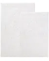 Superior Set Of 2 Medium Myra Medallion Washable Bath Rugs