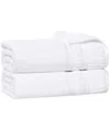 Superior Set Of 2 Venice Zero Twist Cotton Medium Weight Soft Absorbent Bath  Sheets