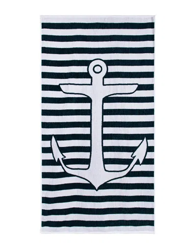 Superior Set Of 2 Yacht Club Egyptian Cotton Beach Towels