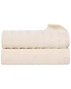 Superior Set Of 2 Zuma Zero Twist Cotton Medium Weight Soft Absorbent Bath  Towels