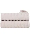 Superior Set Of 2 Zuma Zero Twist Cotton Medium Weight Soft Absorbent Bath  Sheets