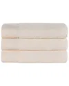 Superior Set Of 3 Rayon Eco-friendly Fluffy Soft Modern Solid Bath Towels