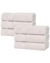 Superior Set Of 6 Belmont Zero Twist Cotton Medium Weight Absorbent Hand  Towels
