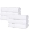 Superior Set Of 6 Belmont Zero Twist Cotton Medium Weight Absorbent Hand  Towels