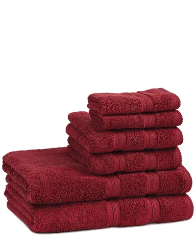 Superior Modern Smart Dry Absorbent Zero-twist 6-piece Towel Set