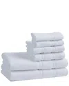 Superior Smart Dry Zero Twist Cotton 6-piece Assorted Towel Set