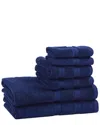 Superior Smart Dry Zero Twist Cotton 6-piece Assorted Towel Set