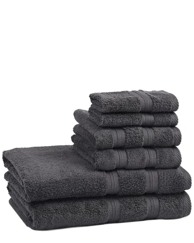 SUPERIOR SUPERIOR SMART DRY ZERO TWIST 6PC ABSORBENT COTTON TOWEL SET