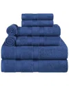 Superior Smart Dry Zero Twist 8pc Assorted Towel Set In Multi