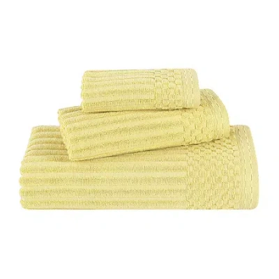 Superior Soho Collection | 3-pc. Quick Dry Solid Bath Towel Set In Yellow
