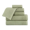 Superior Soho Collection | 6-pc. Quick Dry Solid Bath Towel Set In Green