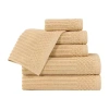 Superior Soho Collection | 6-pc. Quick Dry Solid Bath Towel Set In Yellow