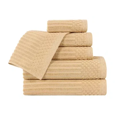 Superior Soho Collection | 6-pc. Quick Dry Solid Bath Towel Set In Yellow