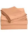 Superior Solid 1000 Thread Count Egyptian Cotton Deep Pocket Sheet Set In Pink