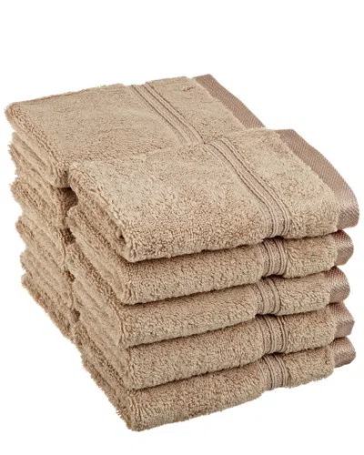 Superior Solid 10pc Absorbent Face Towel Set