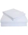 Superior Solid 1200 Thread Count Cotton Rich Blend Deep Pocket Sheet Set In White