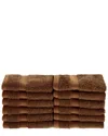 Superior Solid 12pc Face Bamboo Towel Set