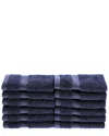 Superior Solid 12pc Face Towel Set