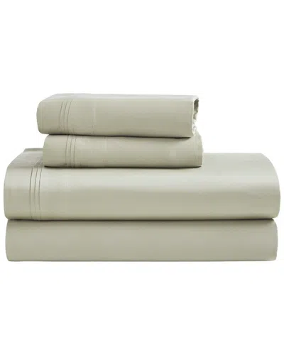 Superior Solid 1500 Thread Count Egyptian Cotton Deep Pocket Sheet Set In Green