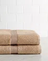 Superior Solid 2pc Bath Sheet Egyptian Cotton Towel Set
