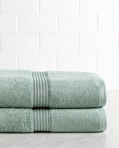 Superior Solid 2pc Bath Sheet Egyptian Cotton Towel Set