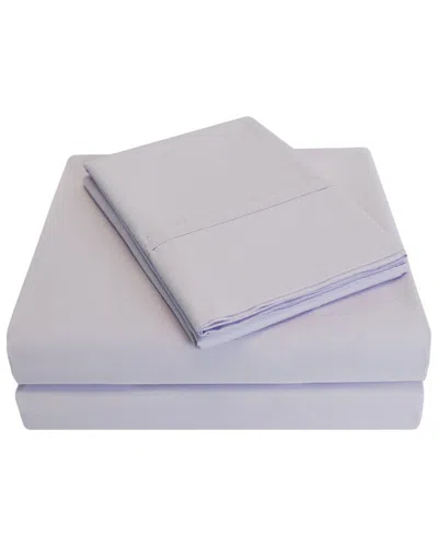 SUPERIOR SUPERIOR SOLID 300 THREAD COUNT COTTON PERCALE DEEP POCKET SHEET SET