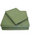 Superior Solid 300 Thread Count Percale Deep Pocket Sheet Set