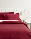Superior Solid 300 Thread Count Percale Duvet Cover Set