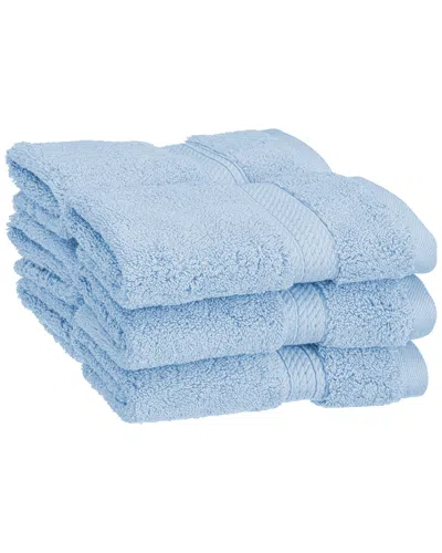 Superior Solid 6pc Absorbent Face Egyptian Cotton Towel Set