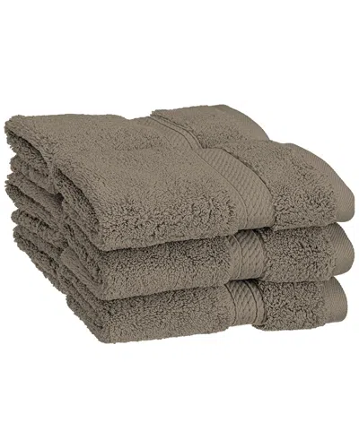 Superior Solid 6pc Absorbent Face Egyptian Cotton Towel Set